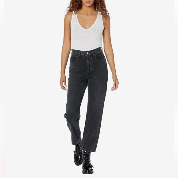 Vince Linen Double V-Neck Tank - Picture 5 of 15